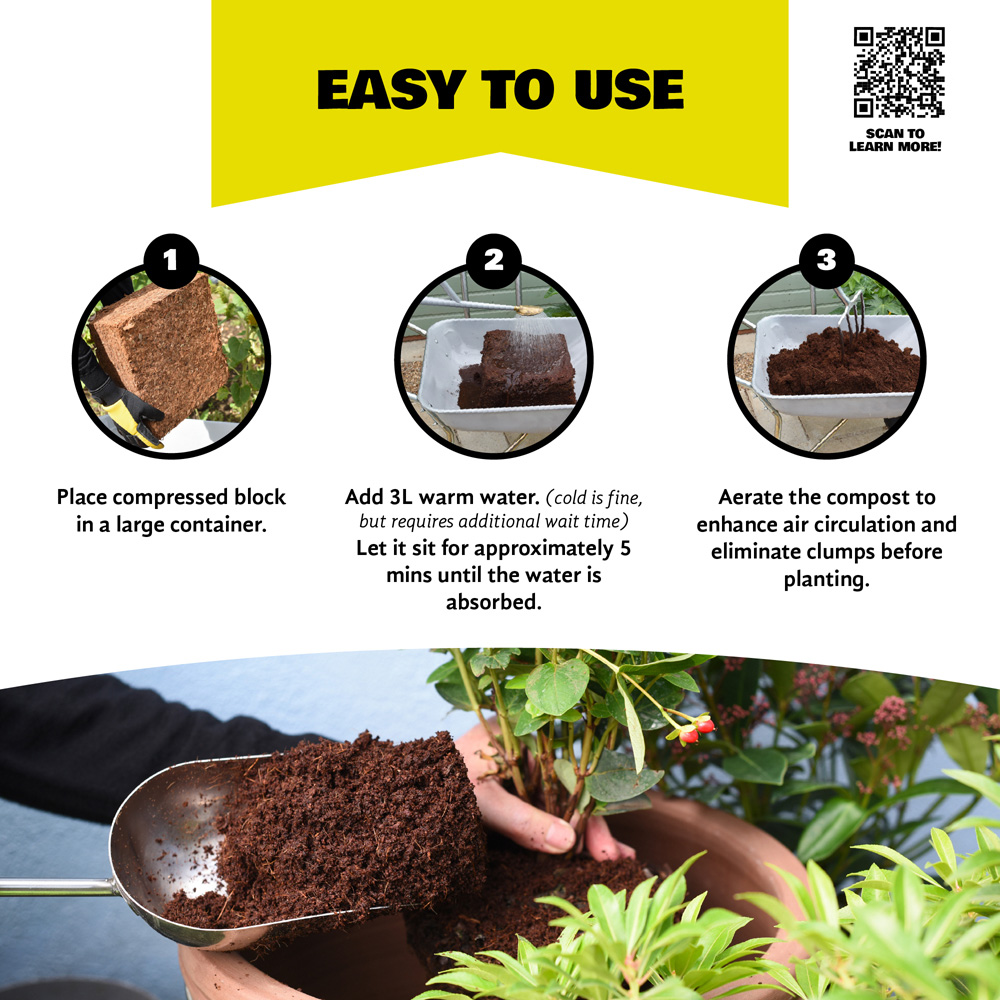 Coco & Coir Little Big Compost Citrus Compost 9L Image 5