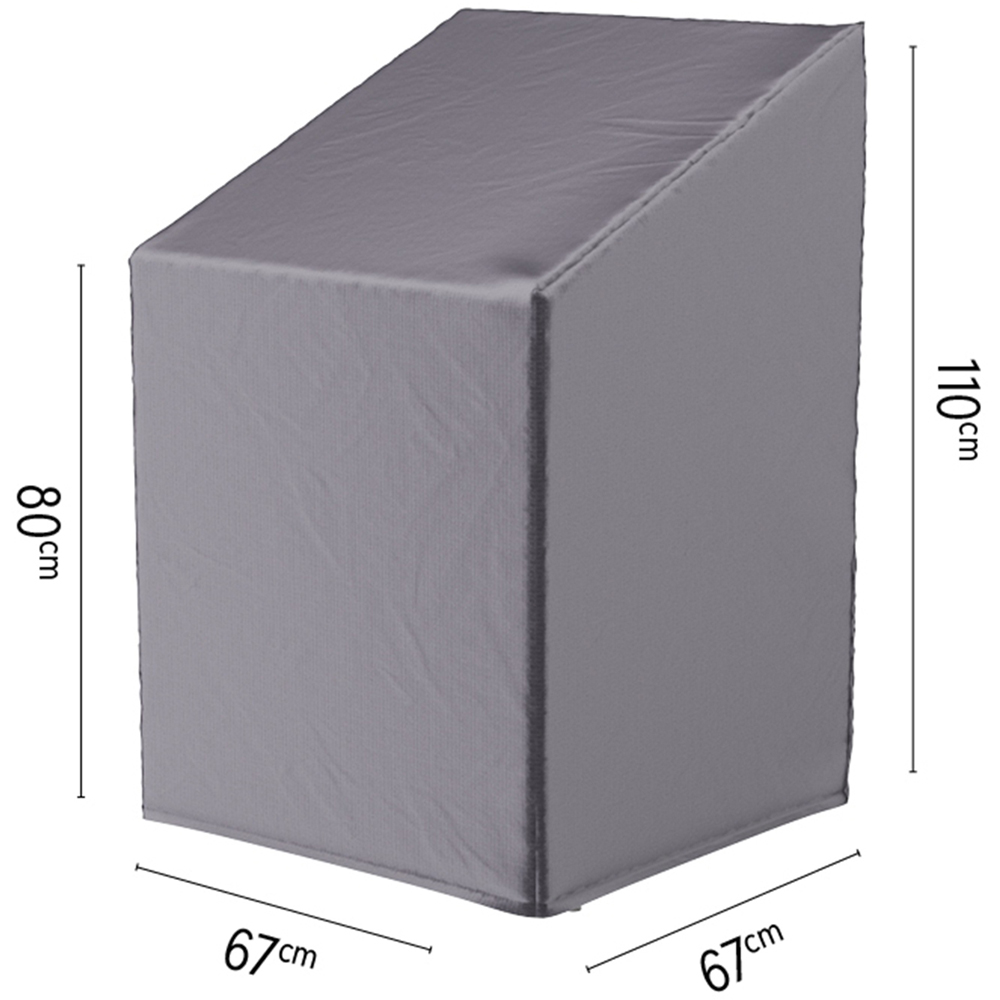 Platinum AeroCover Waterproof Stackable Chair Cover 110 x 67 x 65cm Image 6