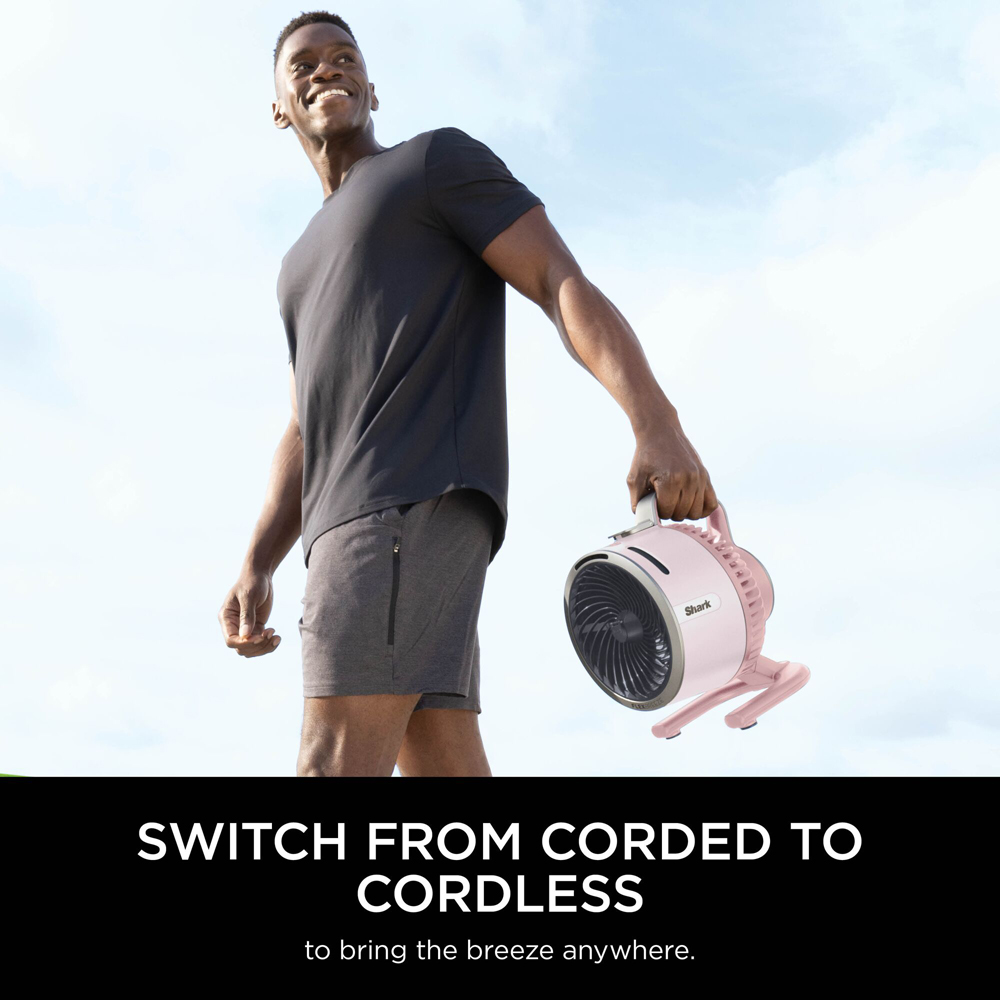 Shark FlexBreeze HydroGo Pink Cordless Fan Image 7
