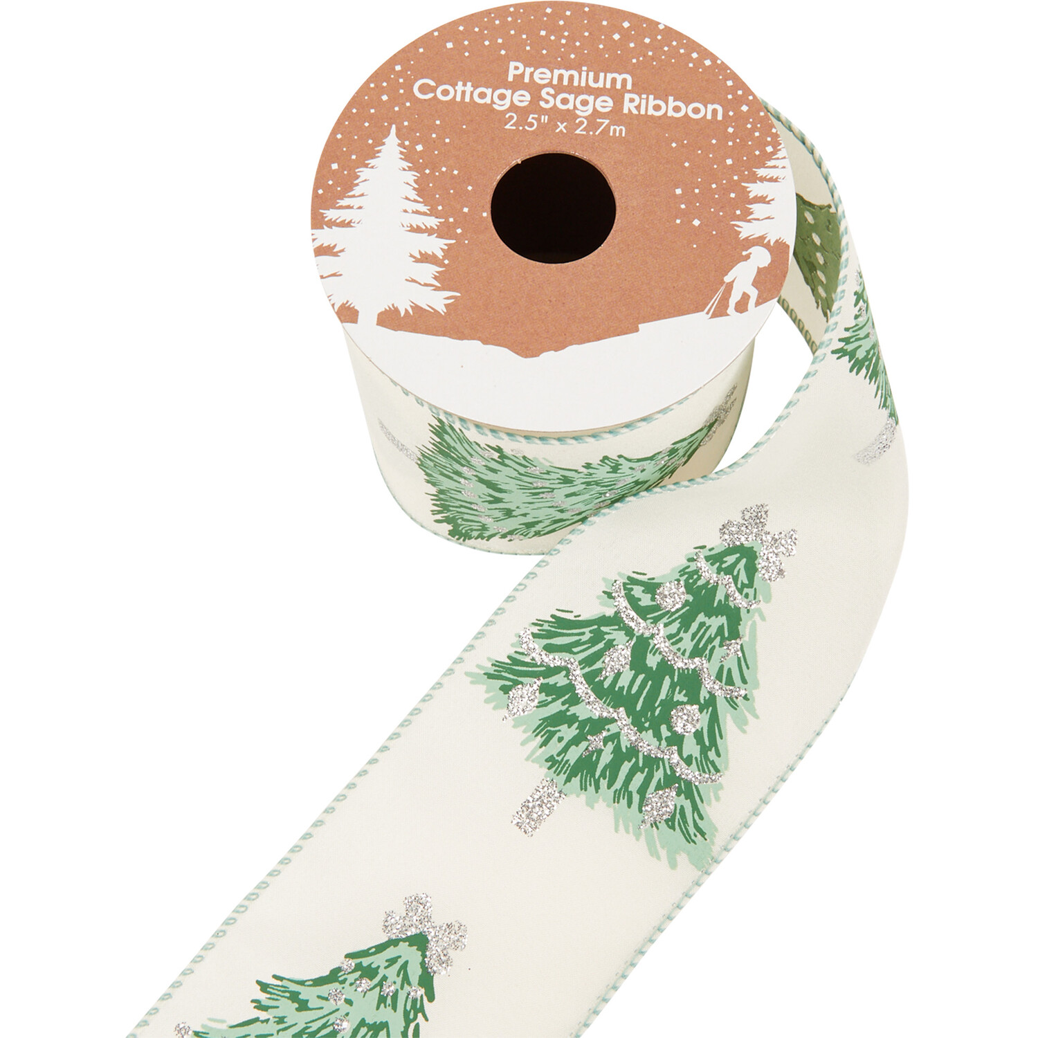 Premium Cottage Ribbon Sage - Sage Image 6