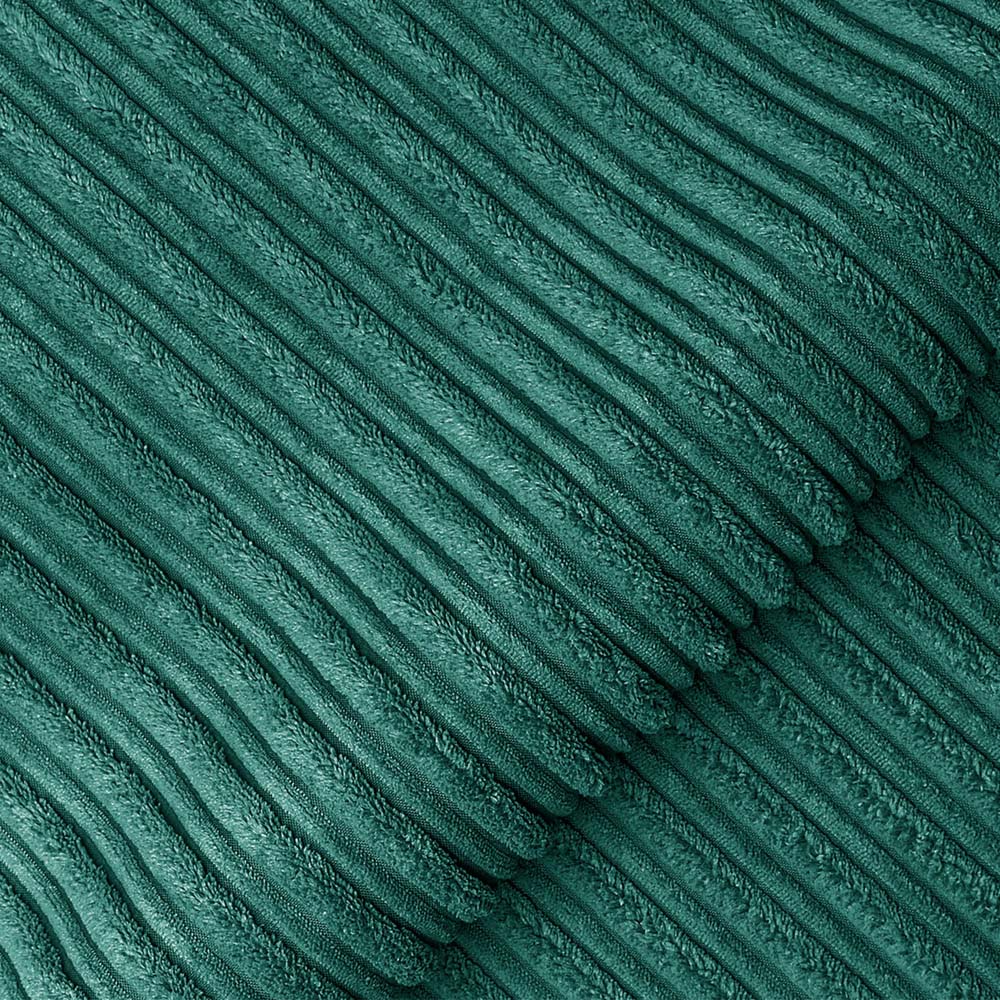 Luxor 4 Seater Teal Jumbo Cord L-Shape Left Hand Corner Sofa Image 5