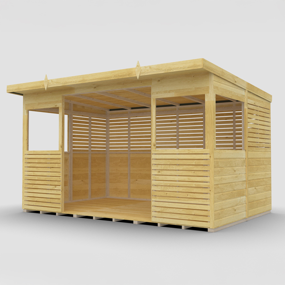 DIY Sheds 12 x 8ft Pressure Treated Tongue and Groove Timber Outdoor Kitchen Shelter Image 4