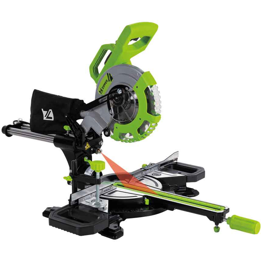 Zipper ZI-KGS210DS 230V Dual-Speed Sliding Mitre Saw 210mm Image 2