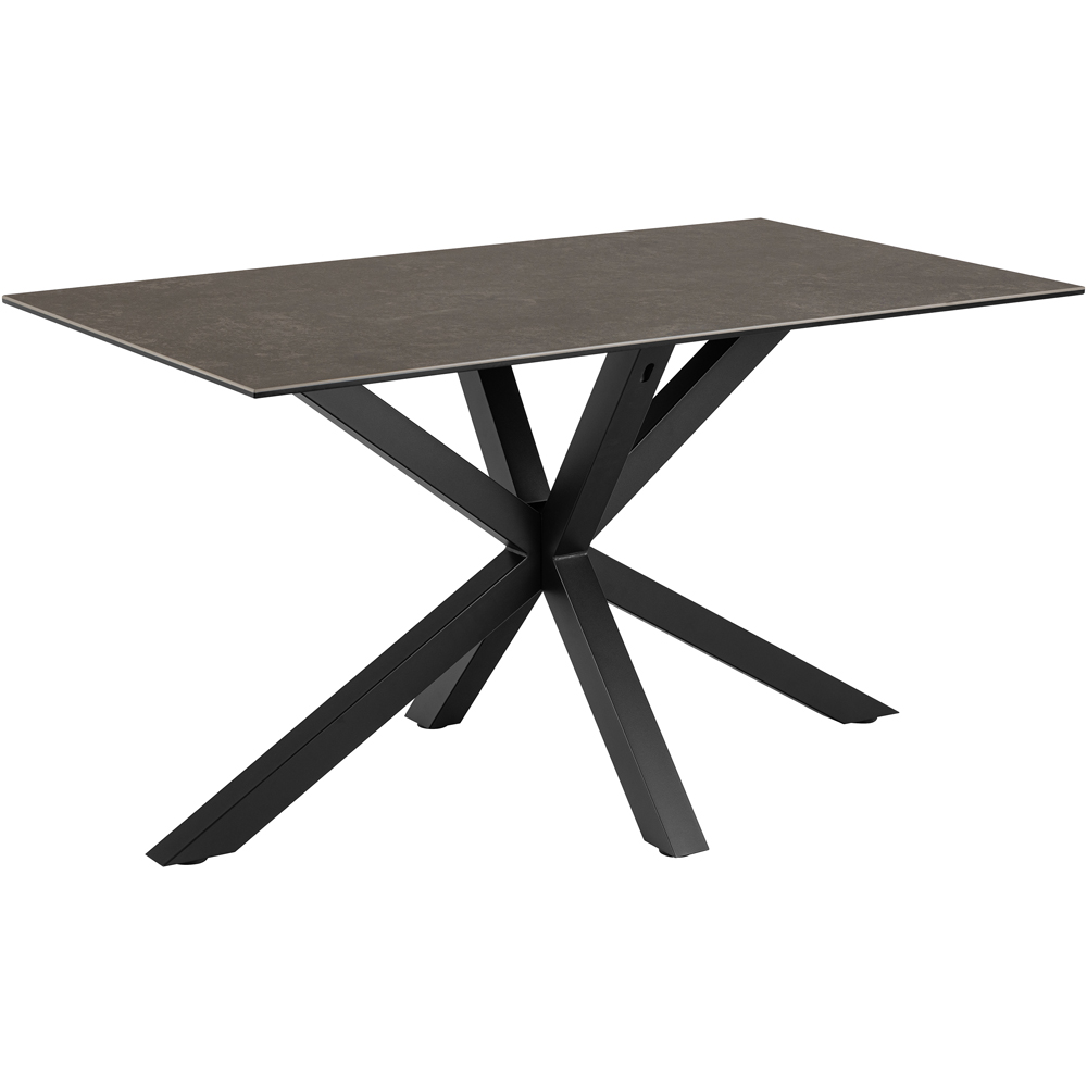 Florence Heaven 4 Seater Ceramic Top Dining Table Black Image 2