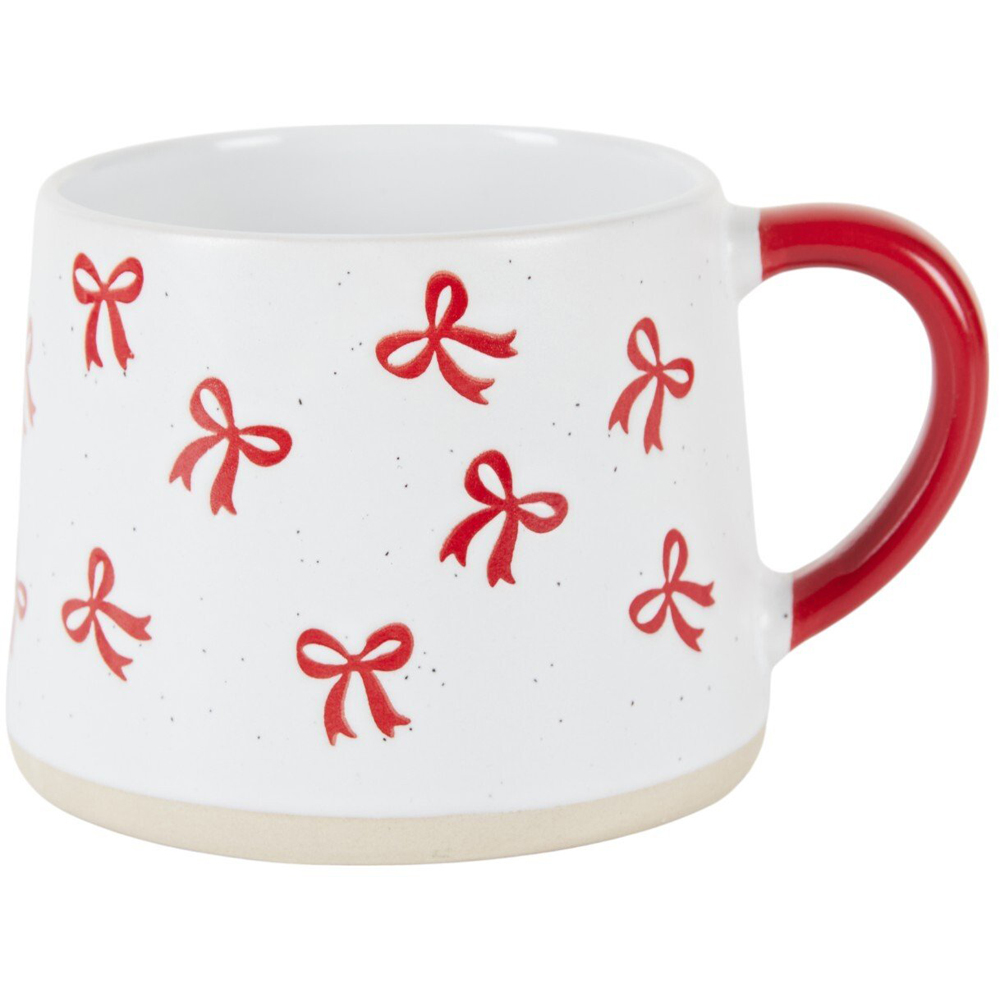 Festive Patterned Stoneware Mug Image 6
