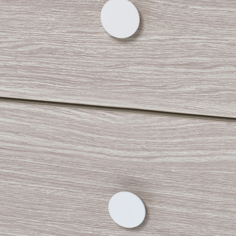 Julian Bowen Orpheus Pale Wood and White Mid Sleeper with Storage Image 6