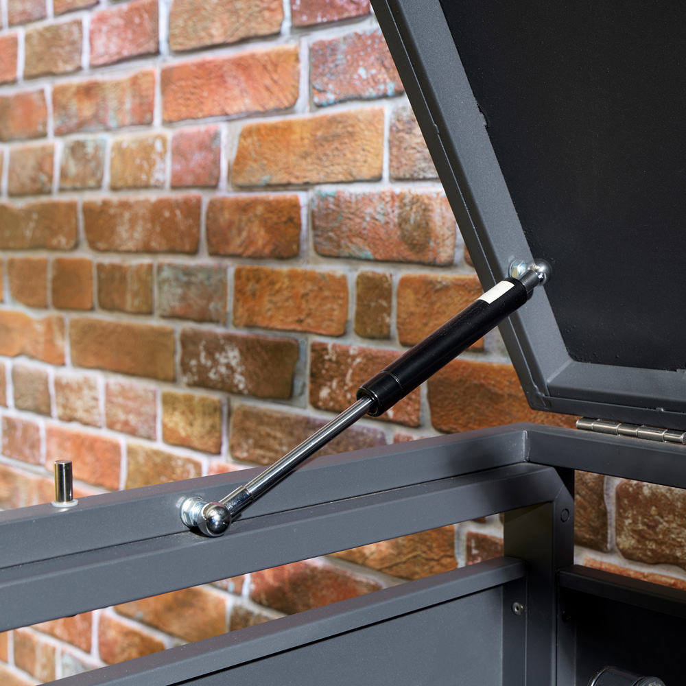 Rowlinson Chelsea Anthracite Wheelie Bin Store Image 9