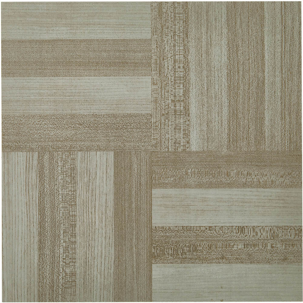 Living and Home Parquet Light Wood Self-Adhesive PVC Flooring Tile 10 Pack Image 2