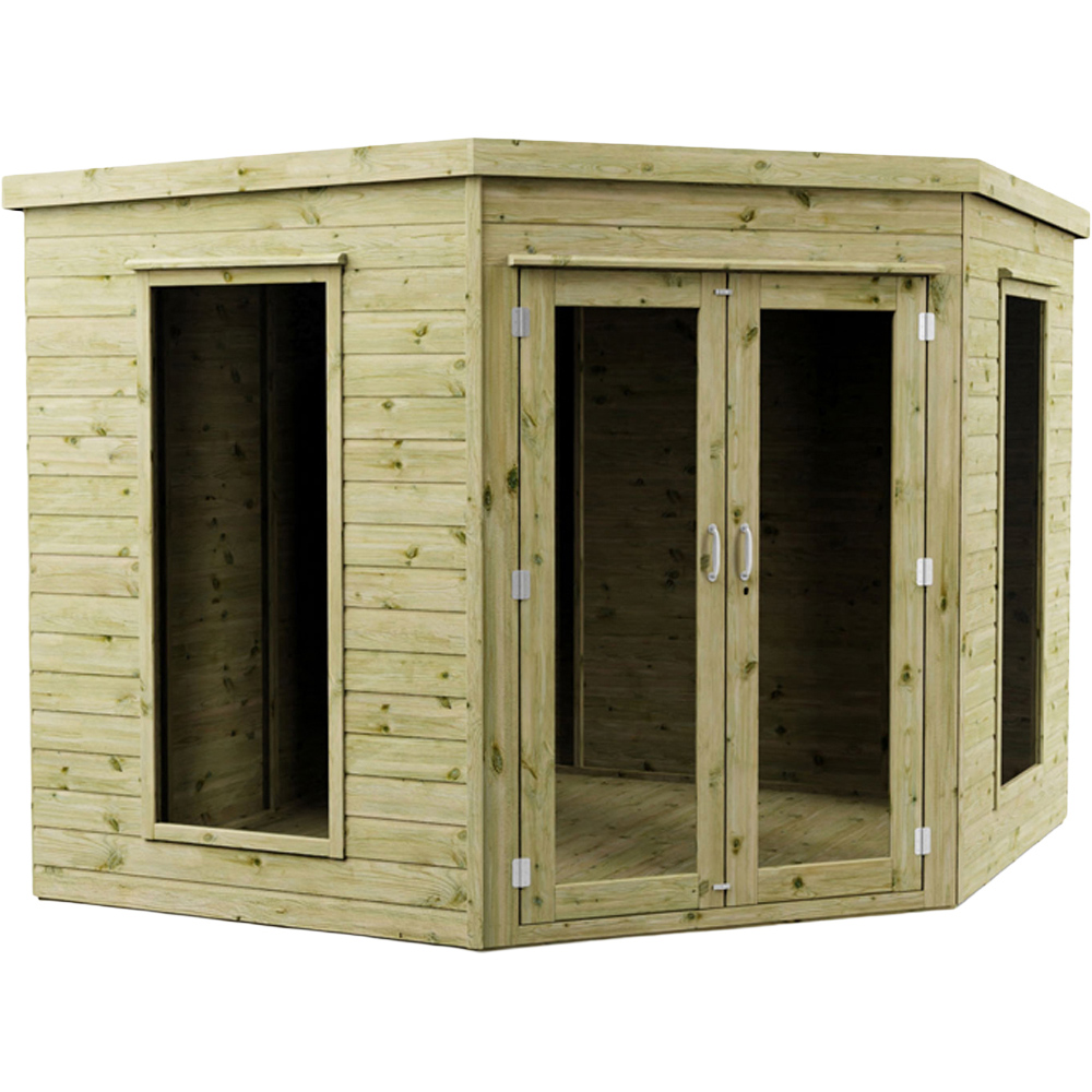 Mercia 8 x 8ft Double Door Premium Corner Summerhouse Image 4