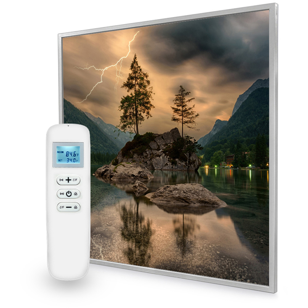 Mirrorstone Nexus Thunder Mountain Picture Wi-Fi Infrared Heating Panel 350W 595 x 595mm Image 2