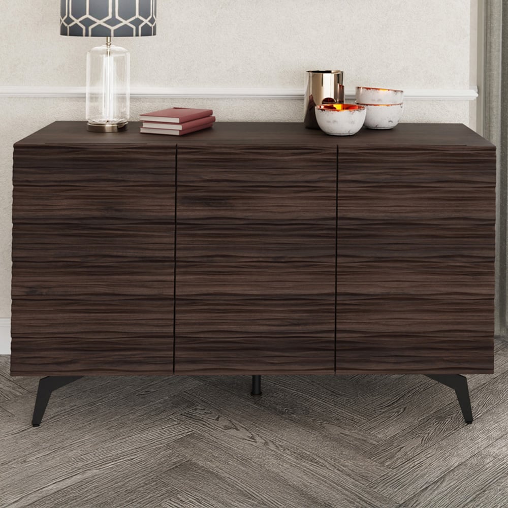 GFW Bantham Dark Walnut Large Sideboard Image 1