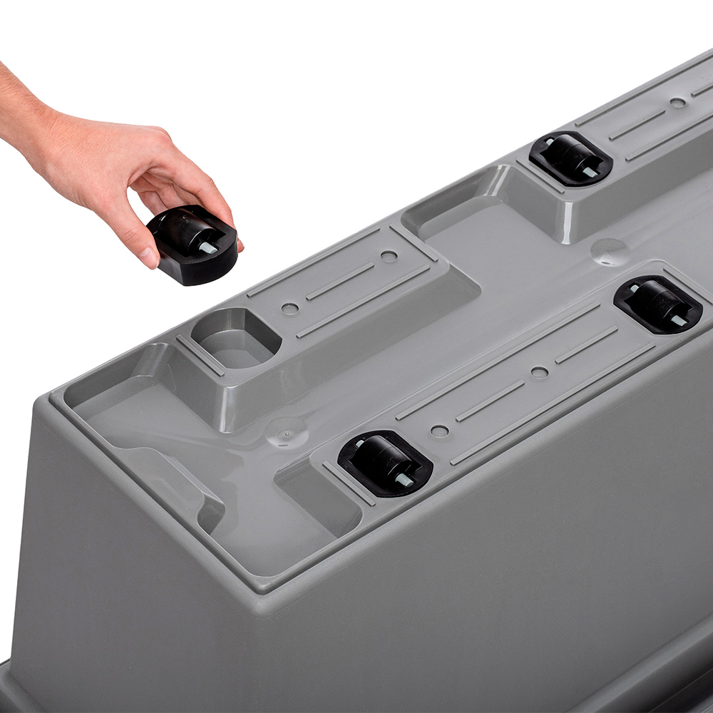 Gardenico Magnus Anthracite Planter Self Irrigating Mobile Kit 800mm Image 5