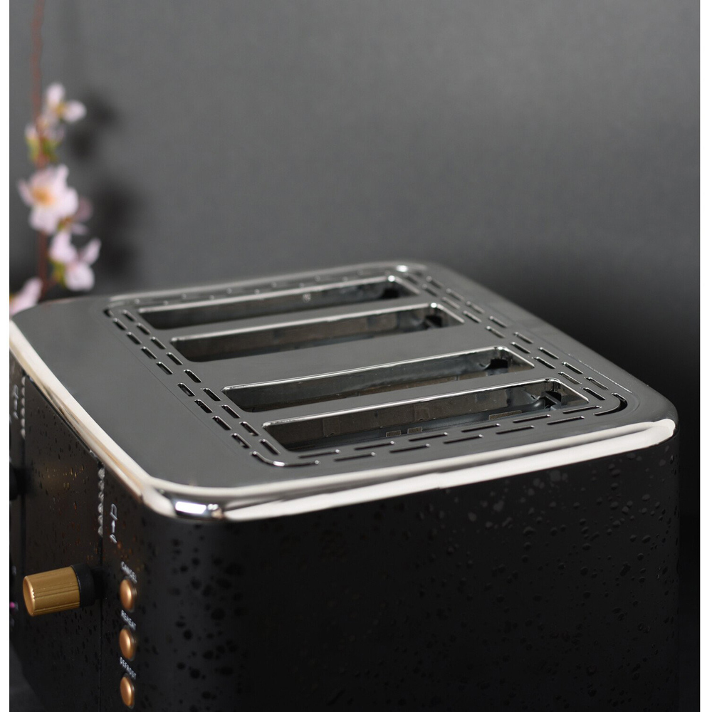 Kaiseki Black Four Slot Toaster Image 4