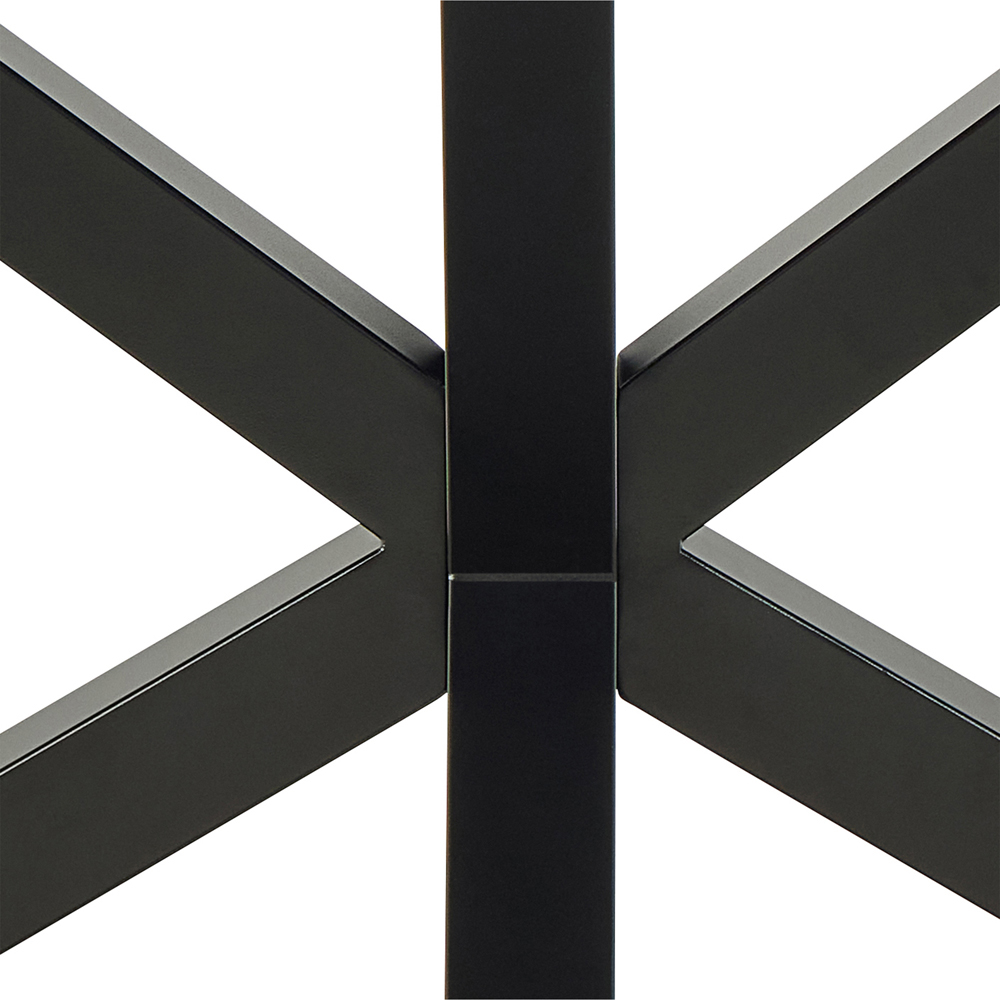 Florence Heaven 4 Seater Ceramic Top Dining Table Set Rusty Brown and Beige Image 7