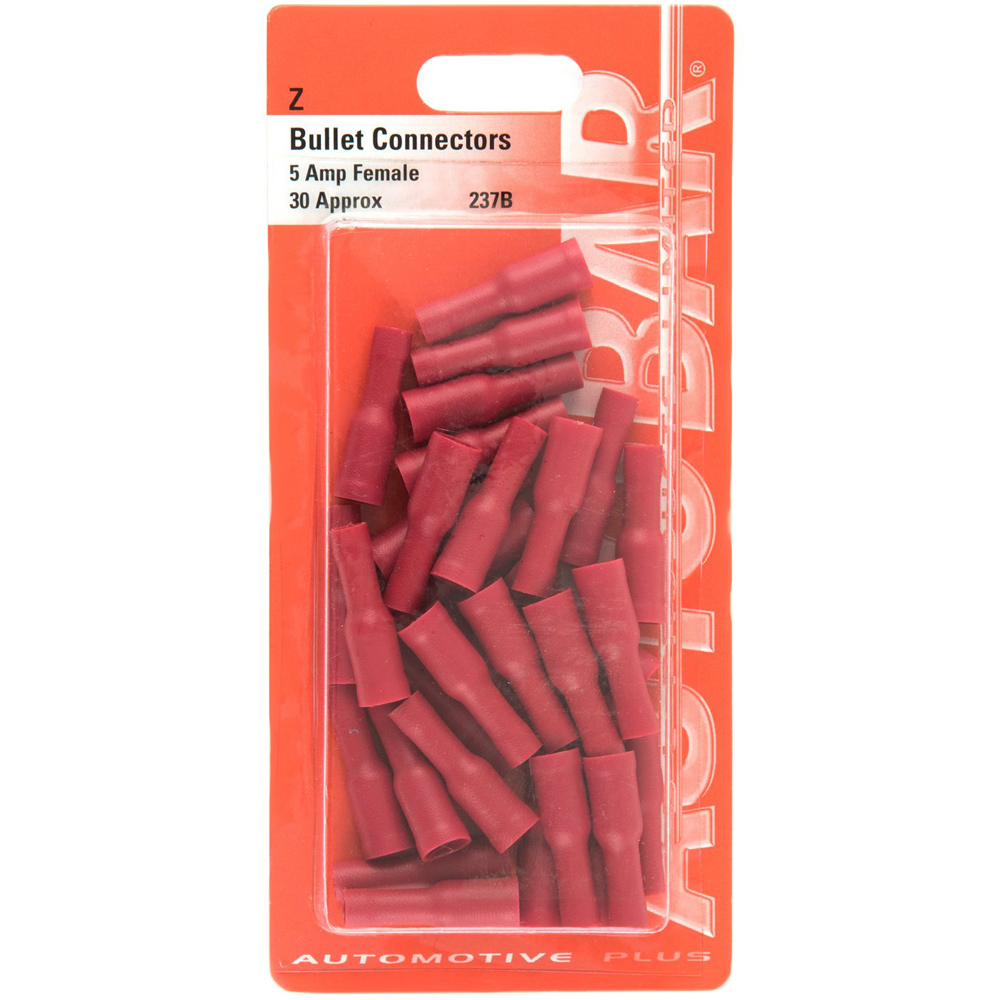 Female Bullet Connectors Red Image