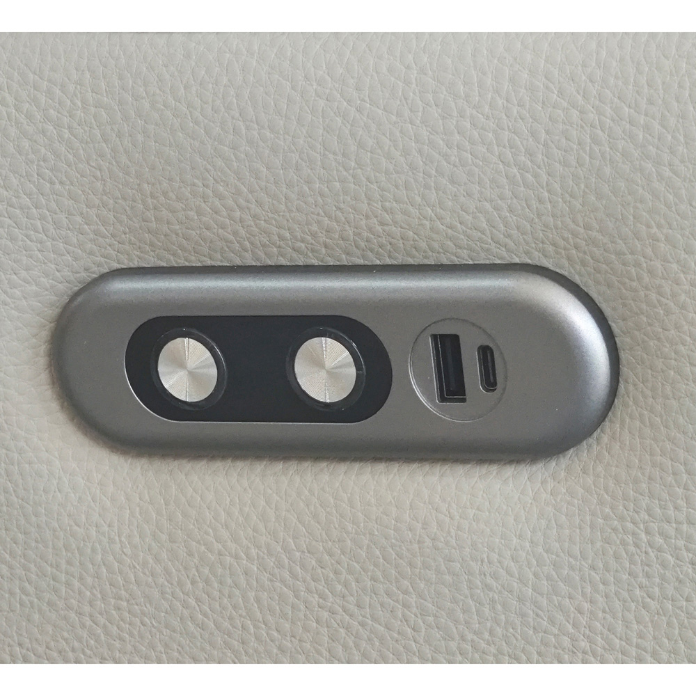 Aspire Kingsmere 5 Seater Light Grey Leather Power Recliner Sofa Set Image 7