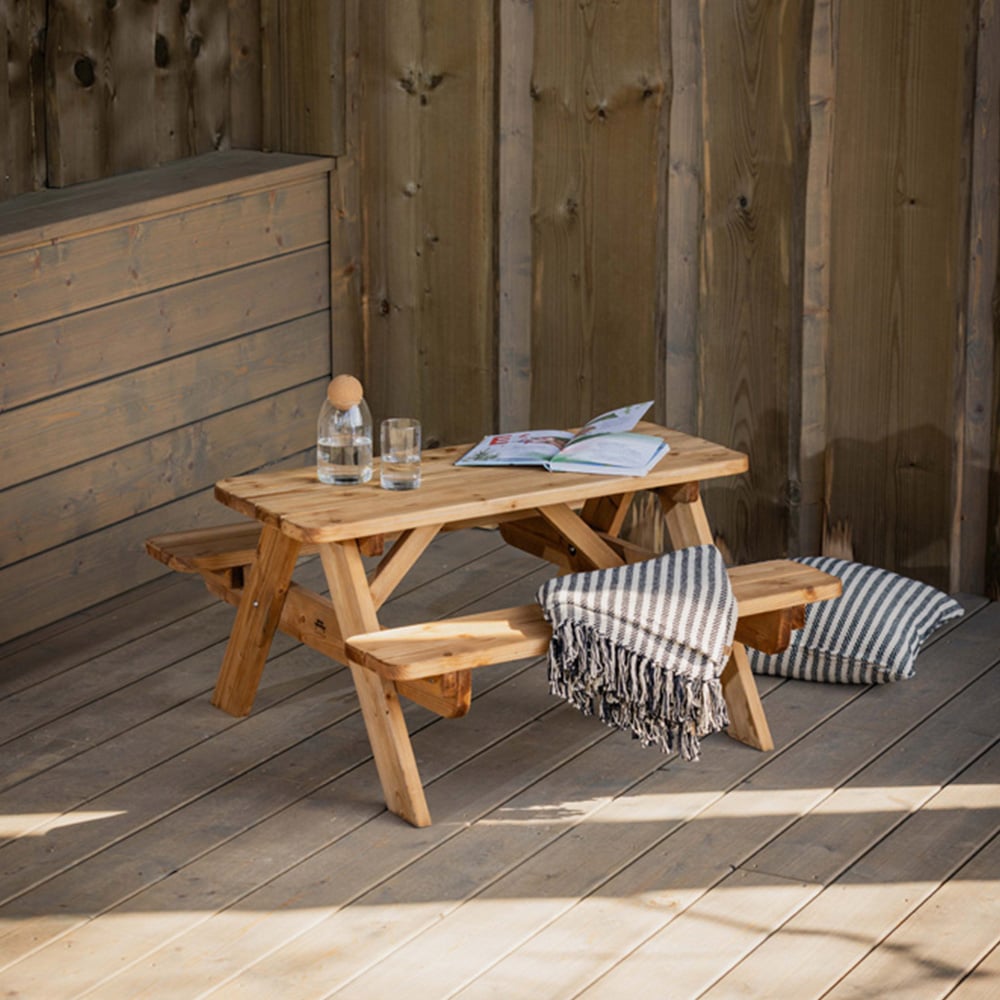 AMATA Ungurs Children Mini Picnic Table Mini Brown Image 7