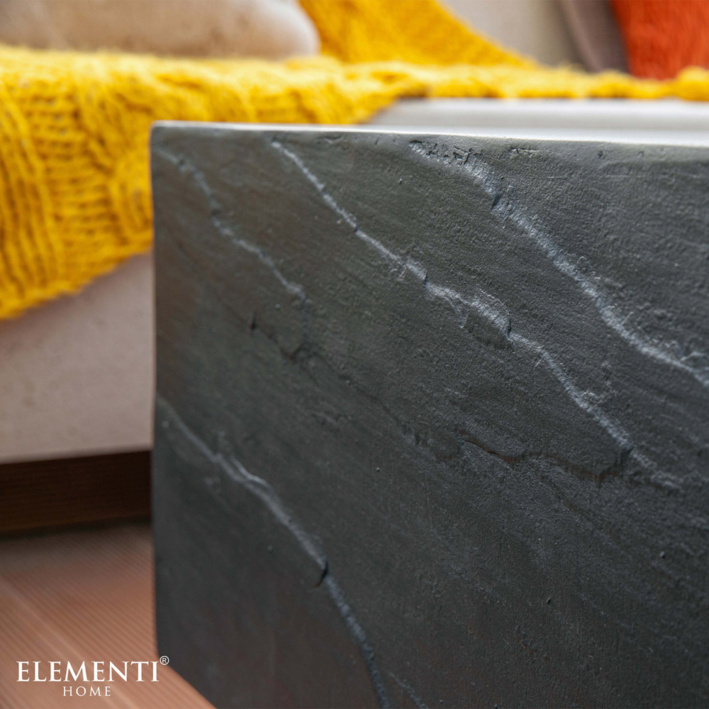 Elementi Colorado Slate Black GRC Large Coffee Table Image 4