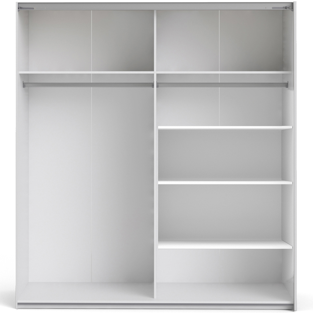 Florence Verona 2 Door White and Oak Sliding Wardrobe Image 5