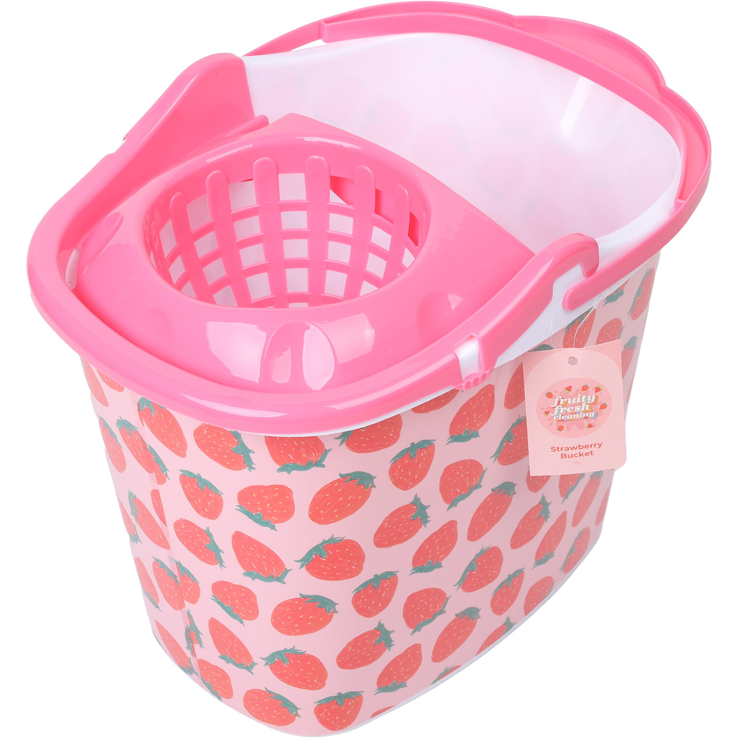Strawberry Bucket 15L - Pink Image 2