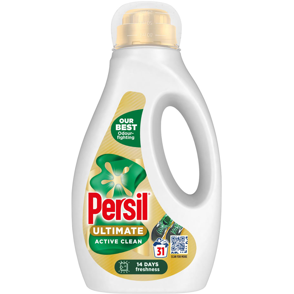 Persil Ultimate Active Clean Liquid Detergent 31 Washes 837ml 2 Pack Image 2