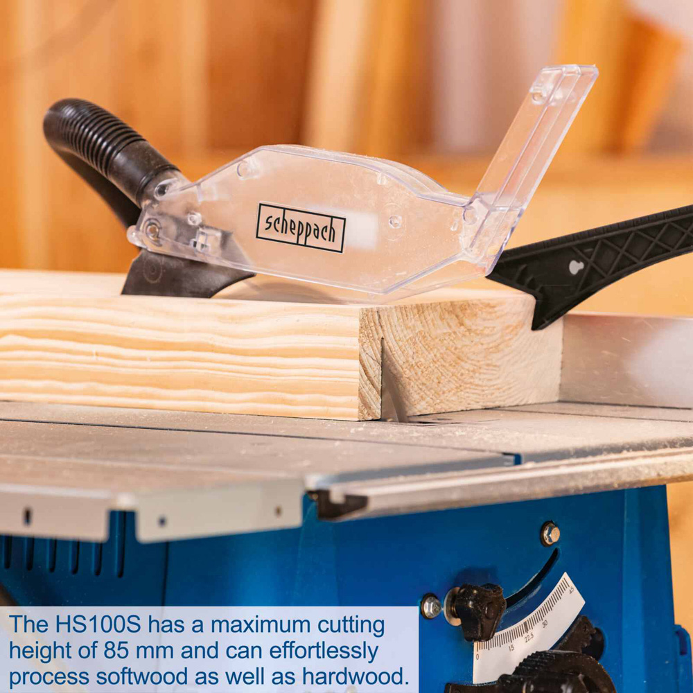 Scheppach HS100S 10 inch Circular Saw Blade Table Saw 2000W Image 4