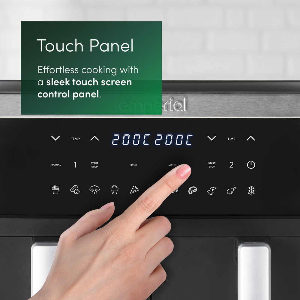 Emperial 9L Dual Zone Air Fryer Image 6