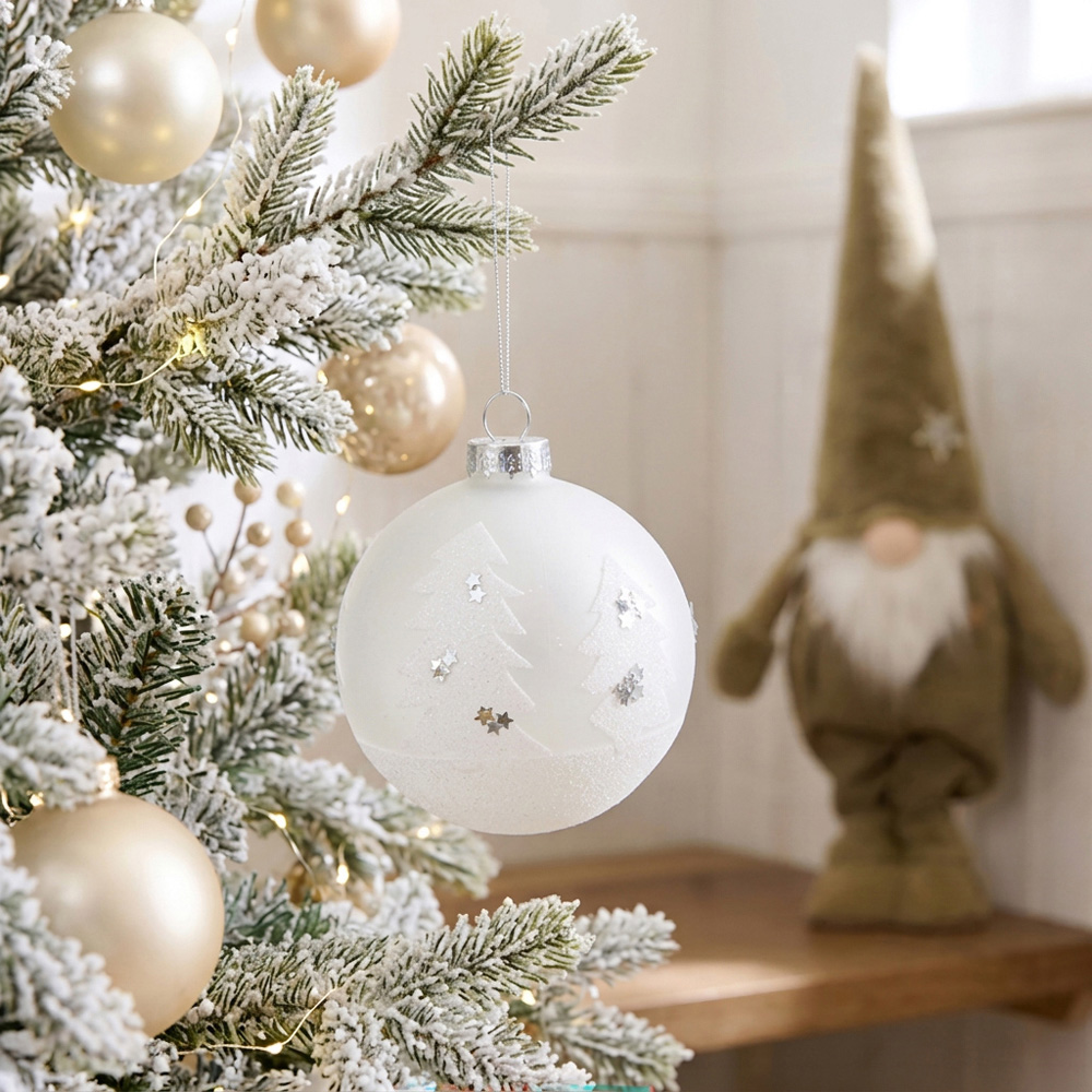 Frosted Winter Bauble Image 3