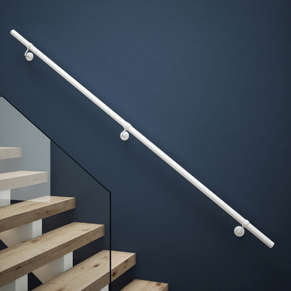 Rothley Matt White Stair Handrail Kit 2.4m Image 9