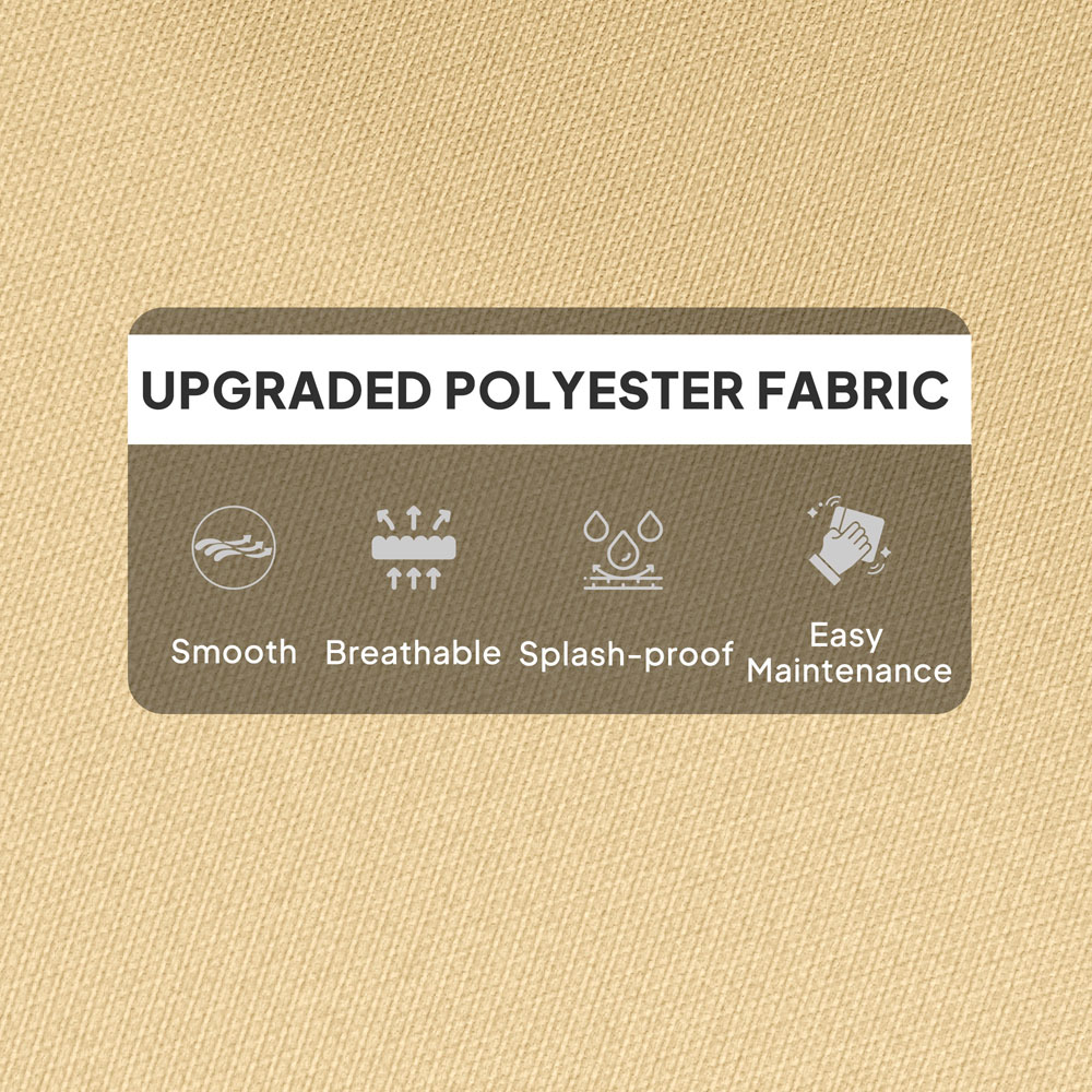 Outsunny Beige Adirondack Rocking Chair Cushion 115 x 56cm Image 6