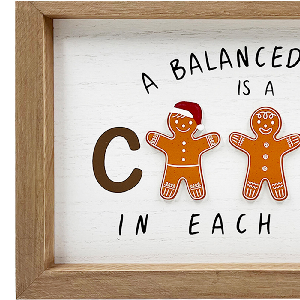 Christmas Cookie Slogan Framed Sign Image 5