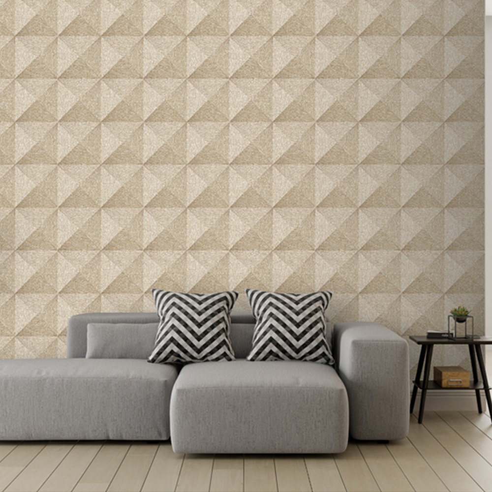 Design ID Weaved Cube Beige Wallpaper Image 2