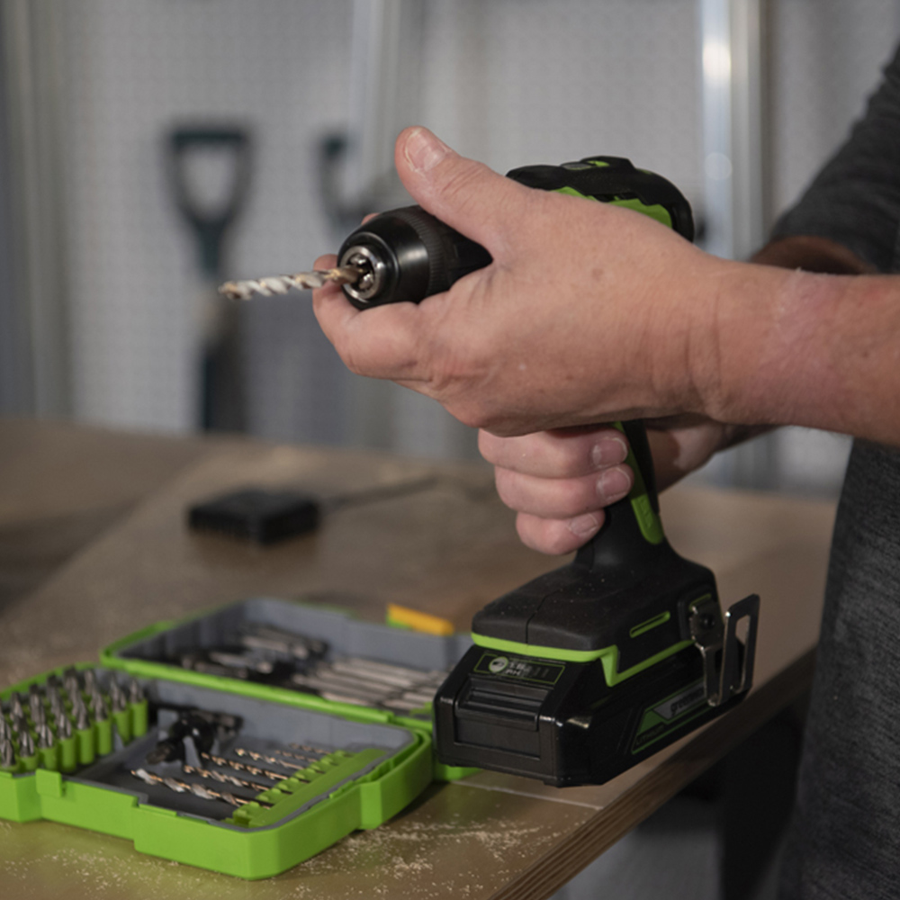 Greenworks GWGD24DD60 24V Brushless 60Nm Combi Drill Bare Unit Image 5