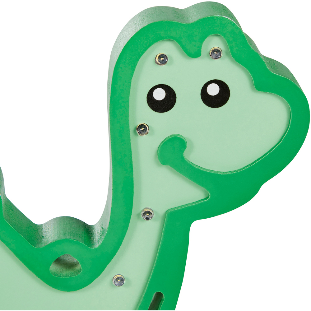 Glow Light Green Dinosaur Led Table Light Image 4