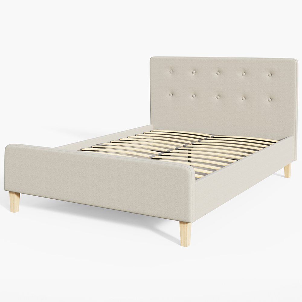 GFW Ashbourne Double Natural Bed Frame Image 2