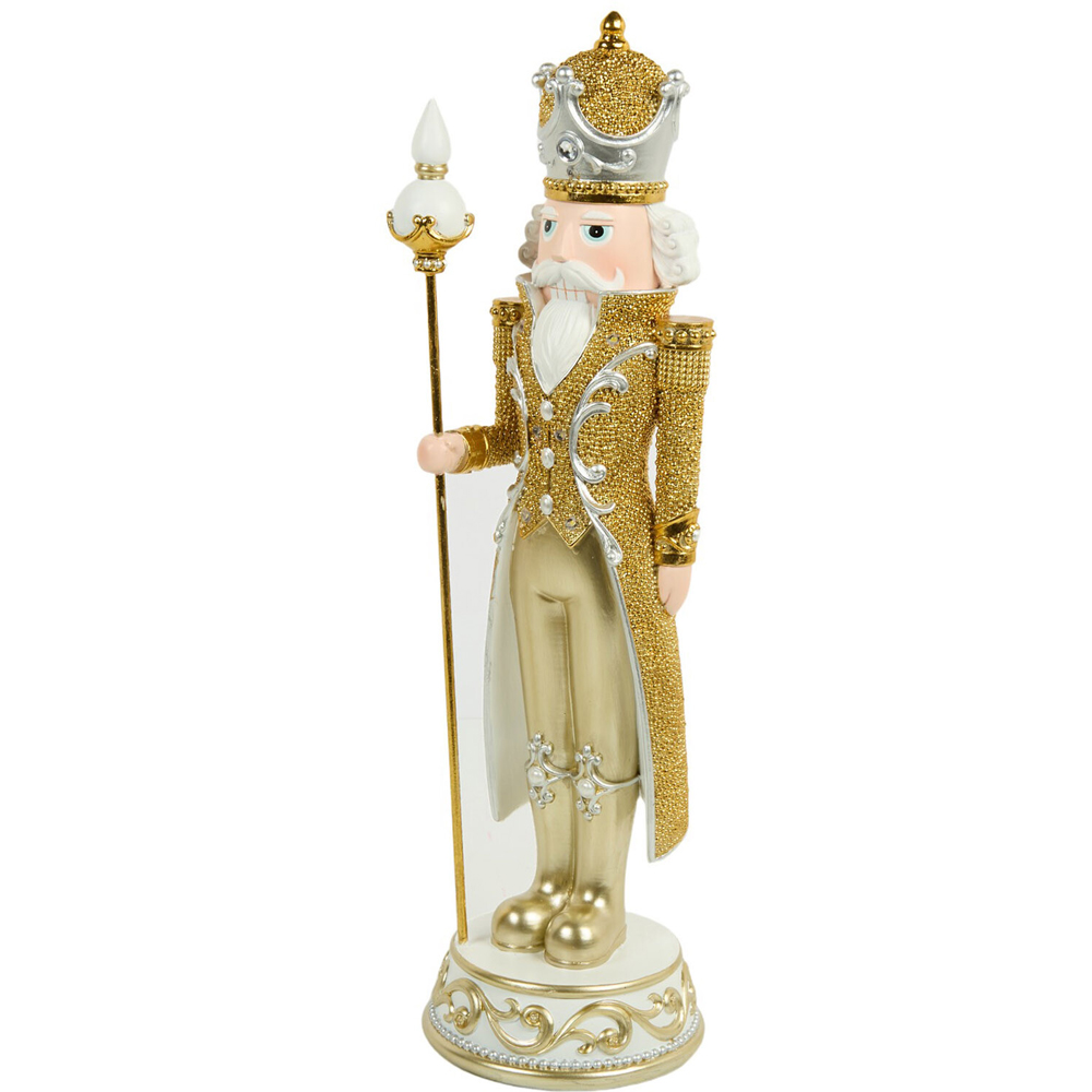 White and Gold Nutcracker Image 4