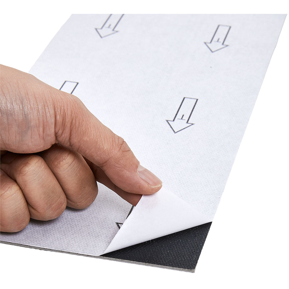 Living and Home Ash Grey Rectangle PVC Flooring Self Adhesive 36 Pack Image 6