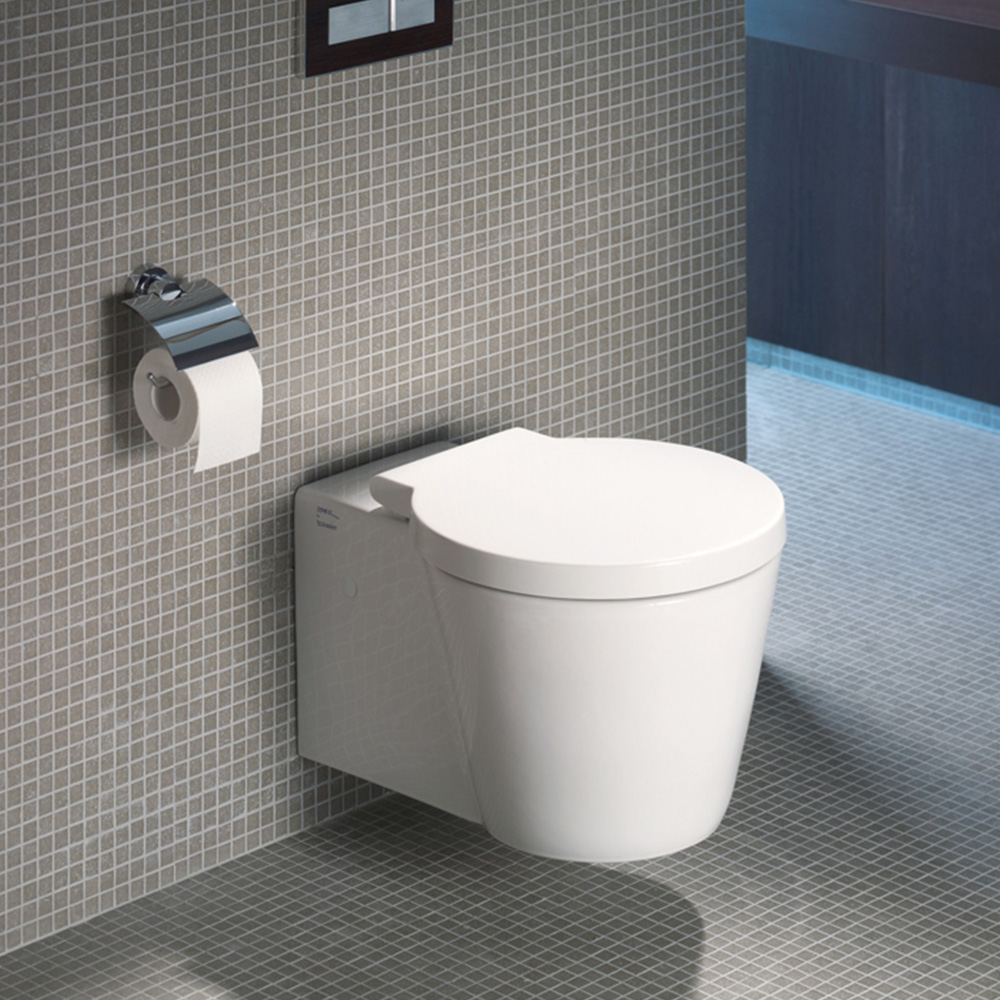Duravit Starck 1 White Toilet Seat and Cover 420 x 453mm Image 2
