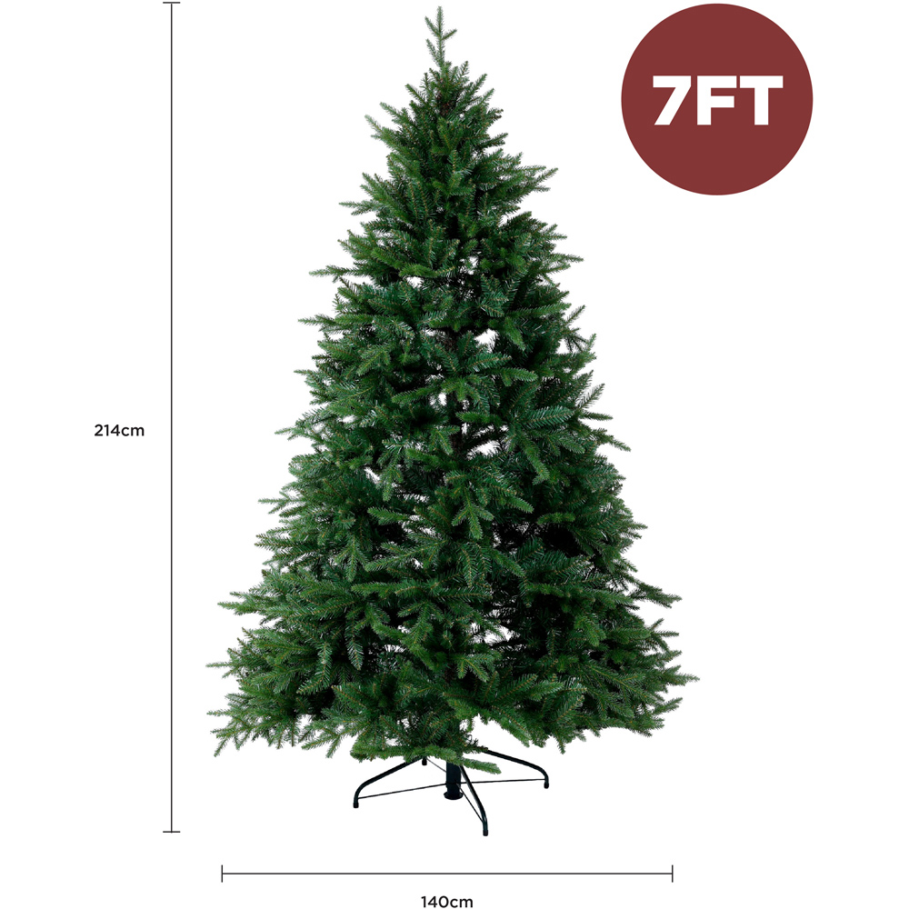 Charles Bentley Luxury Hinged Artificial Christmas Tree 6.9ft Image 6