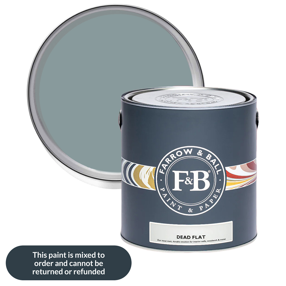 Farrow & Ball Dead Flat Oval Room Blue Matt Paint 2.5L Image 1
