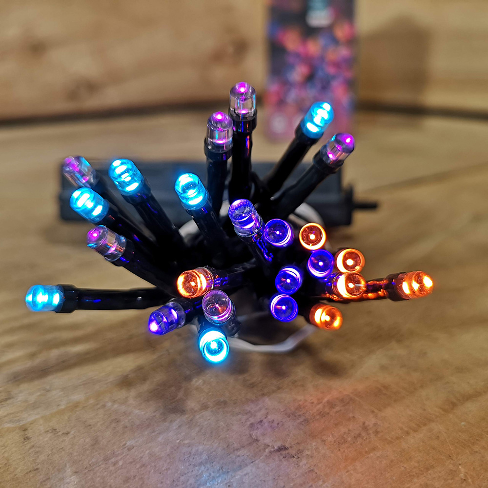 Samuel Alexander 24 Rainbow LED Battery Operated Christmas String Light Image 8