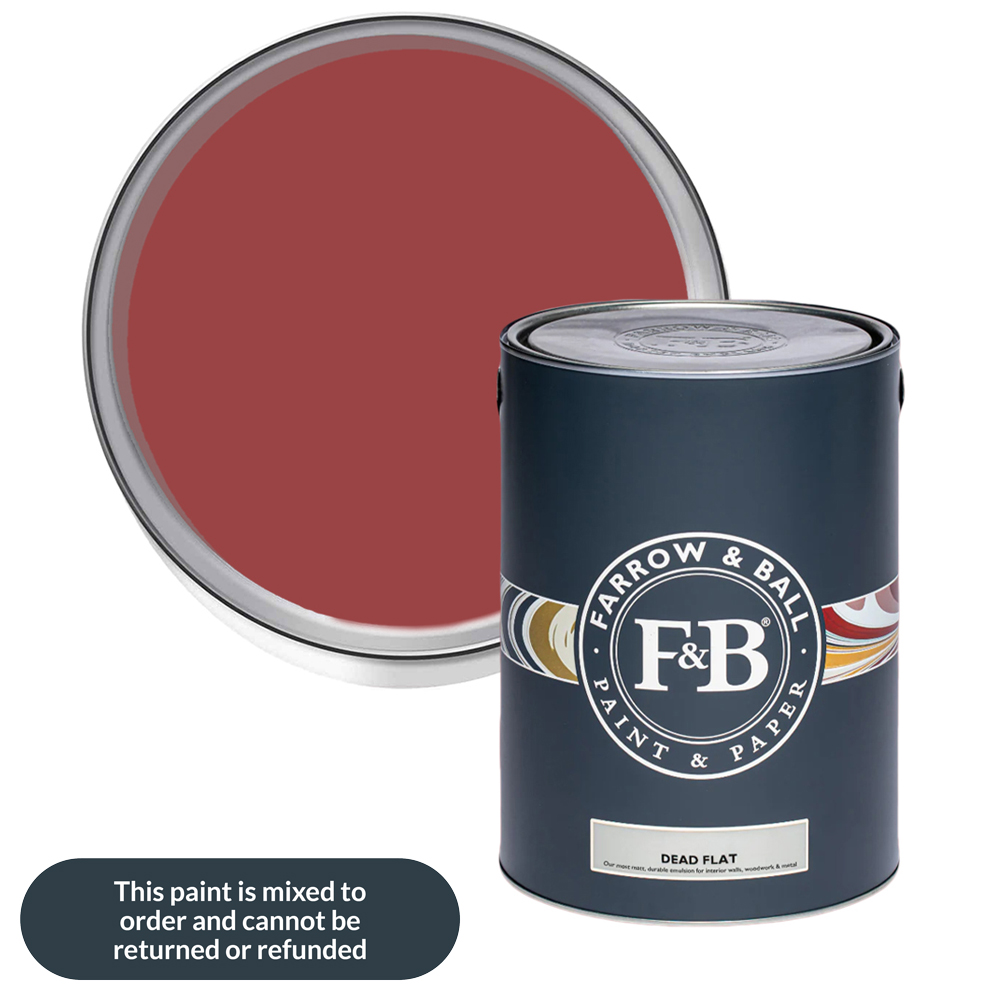 Farrow & Ball Dead Flat Incarnadine Matt Paint 5L Image 1
