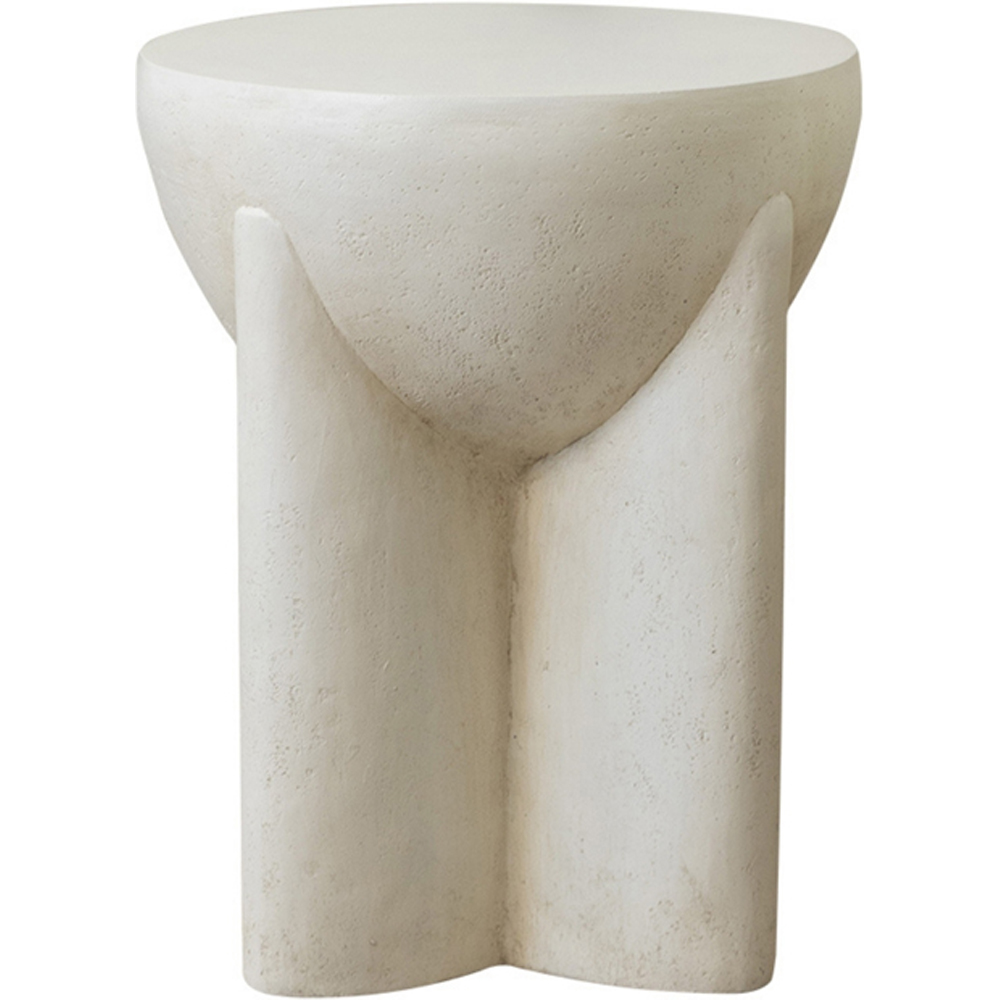 Desser Naples Concrete Effect Round Coffee Table Image 4