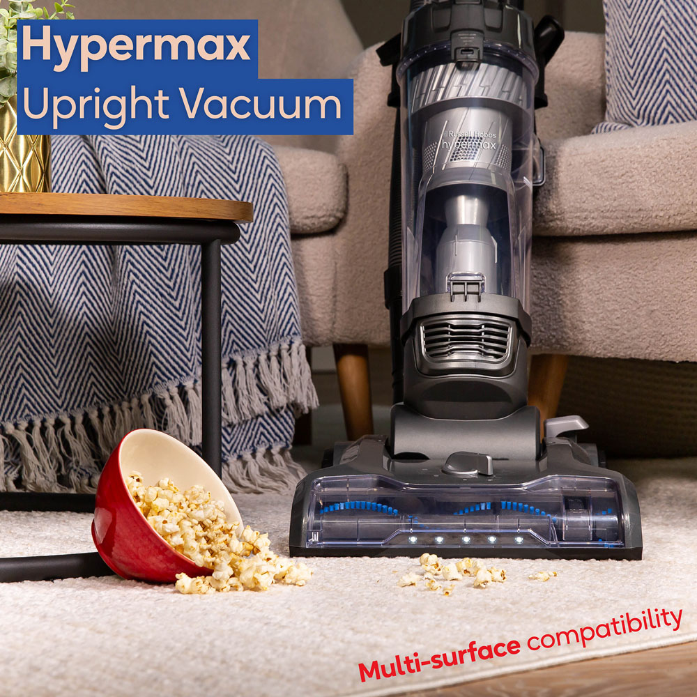 Russell Hobbs RHUV7001 Grey and Blue Hypermax Upright Vacuum Cleaner Image 8