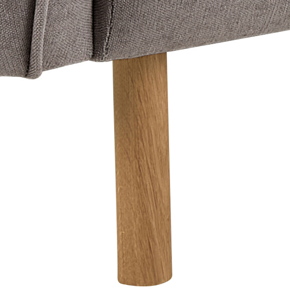 Florence Westham 3 Seater Dusty Brown Fabric Sofa Image 5