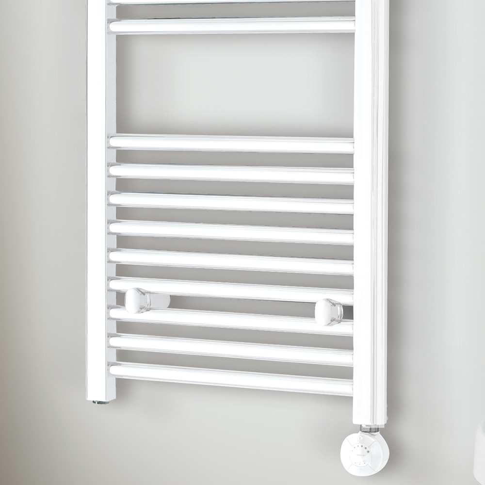 Towelrads Richmond Thermostatic White Towel Radiator 691 x 450mm 200W Image 4