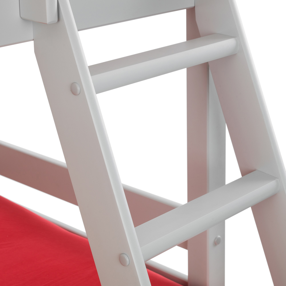 Julian Bowen Merlin Dove Grey Sleeper Bunk Bed Image 8