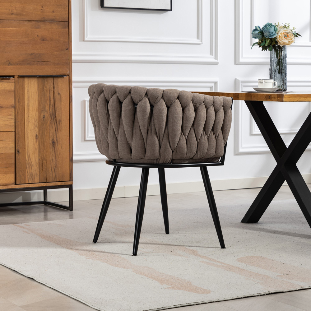 Artemis Home Aneta Set of 2 Brown Dining Chairs Image 5