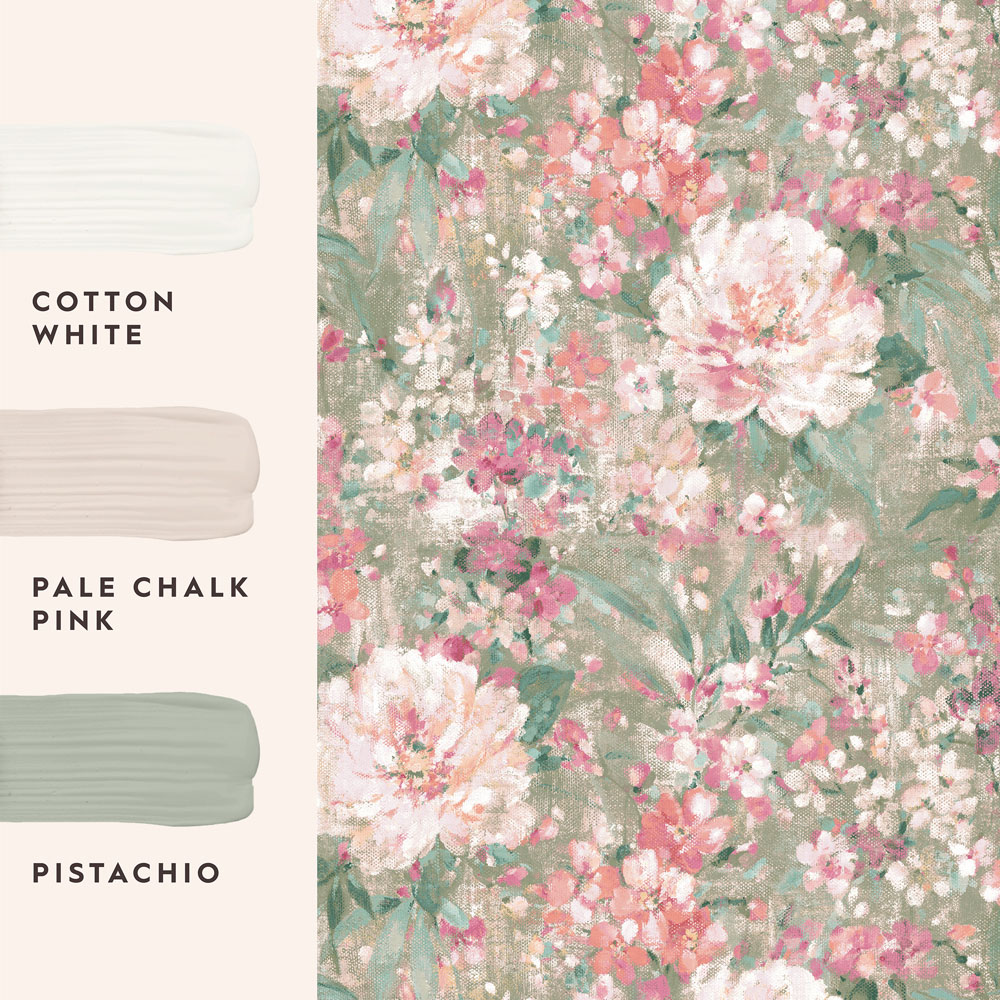 Laura Ashley Mayville Hedgerow Green Wallpaper Image 4