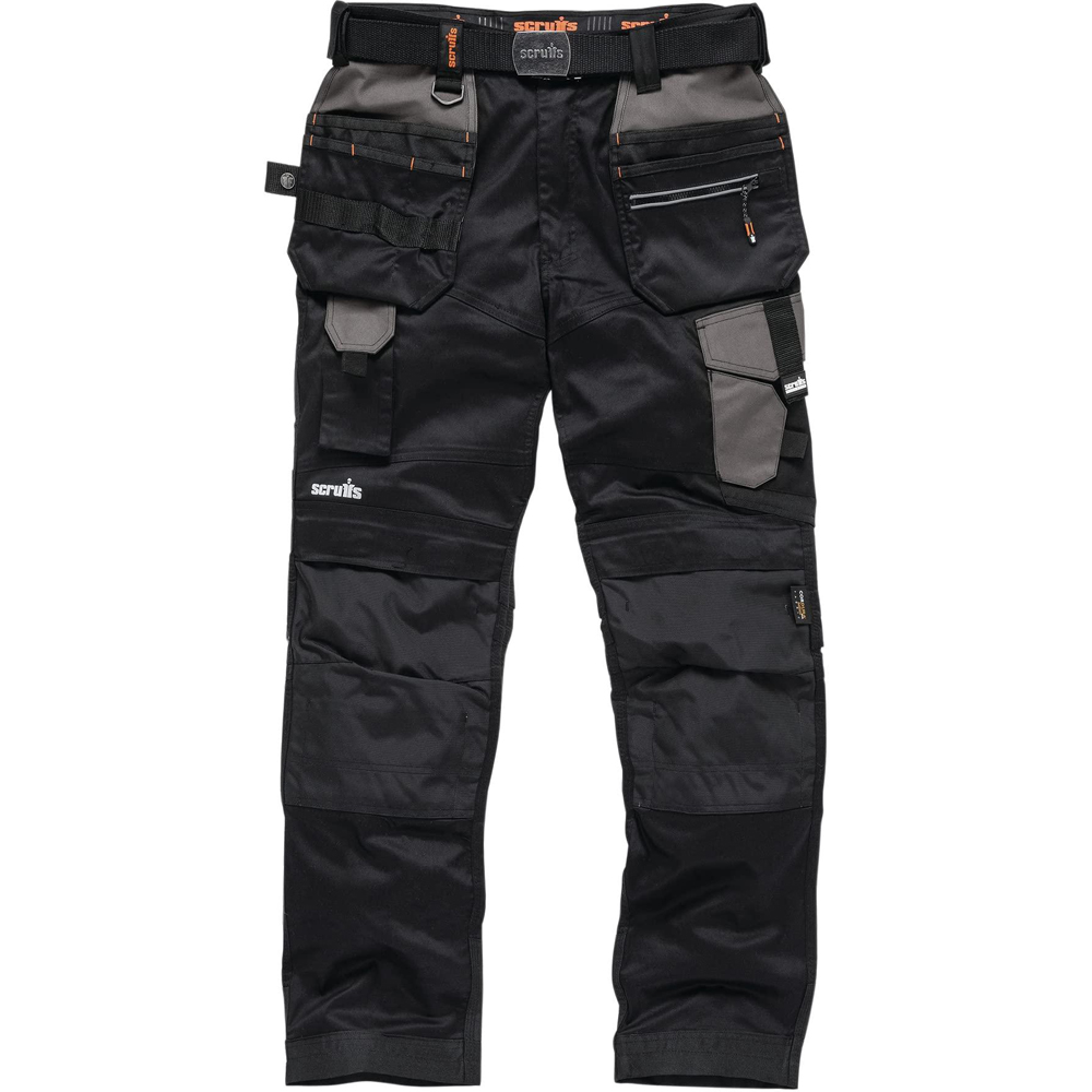 Scruffs Pro Flex Holster Trousers 40R Black Image 1